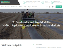 Tablet Screenshot of agribizcorporation.com